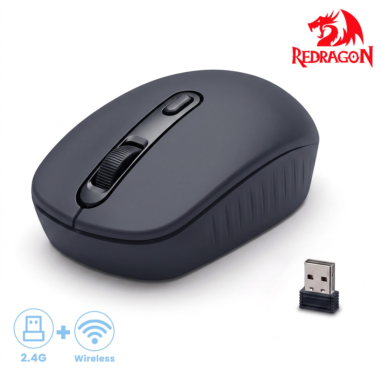 Souris sans fil Redragon à dou - Ergonomic Mouse 2.4G Silent Click avis et prix
