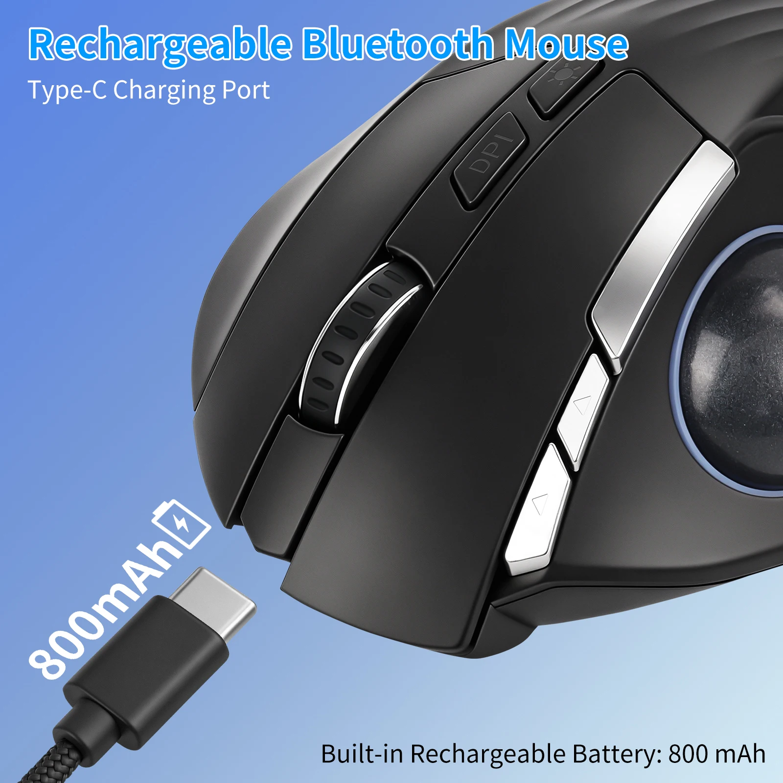 Souris Trackball ergonomique,  - Ergonomic Mouse Trackball Thumb avis et prix