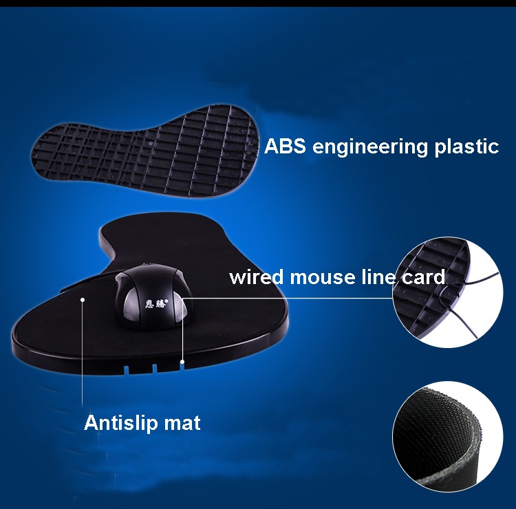 Support universel DL-K20 pour  - Ergonomic Mouse Pad With Wrist Support avis et prix